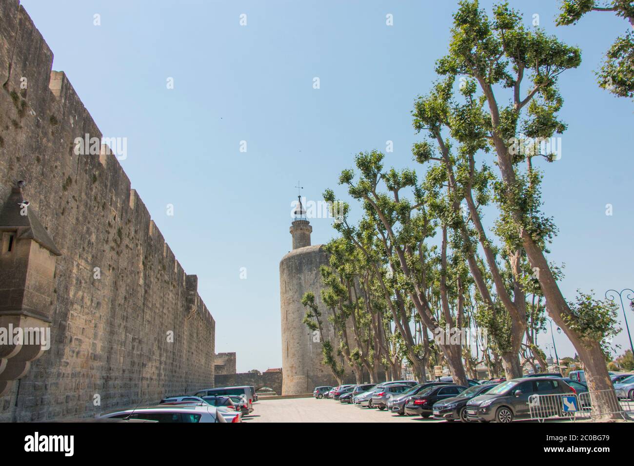 Constance Tower in Aigues-Mortes, Gard, Frankreich Stockfoto