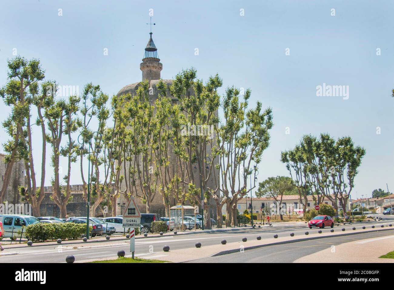 Constance Tower in Aigues-Mortes, Gard, Frankreich Stockfoto