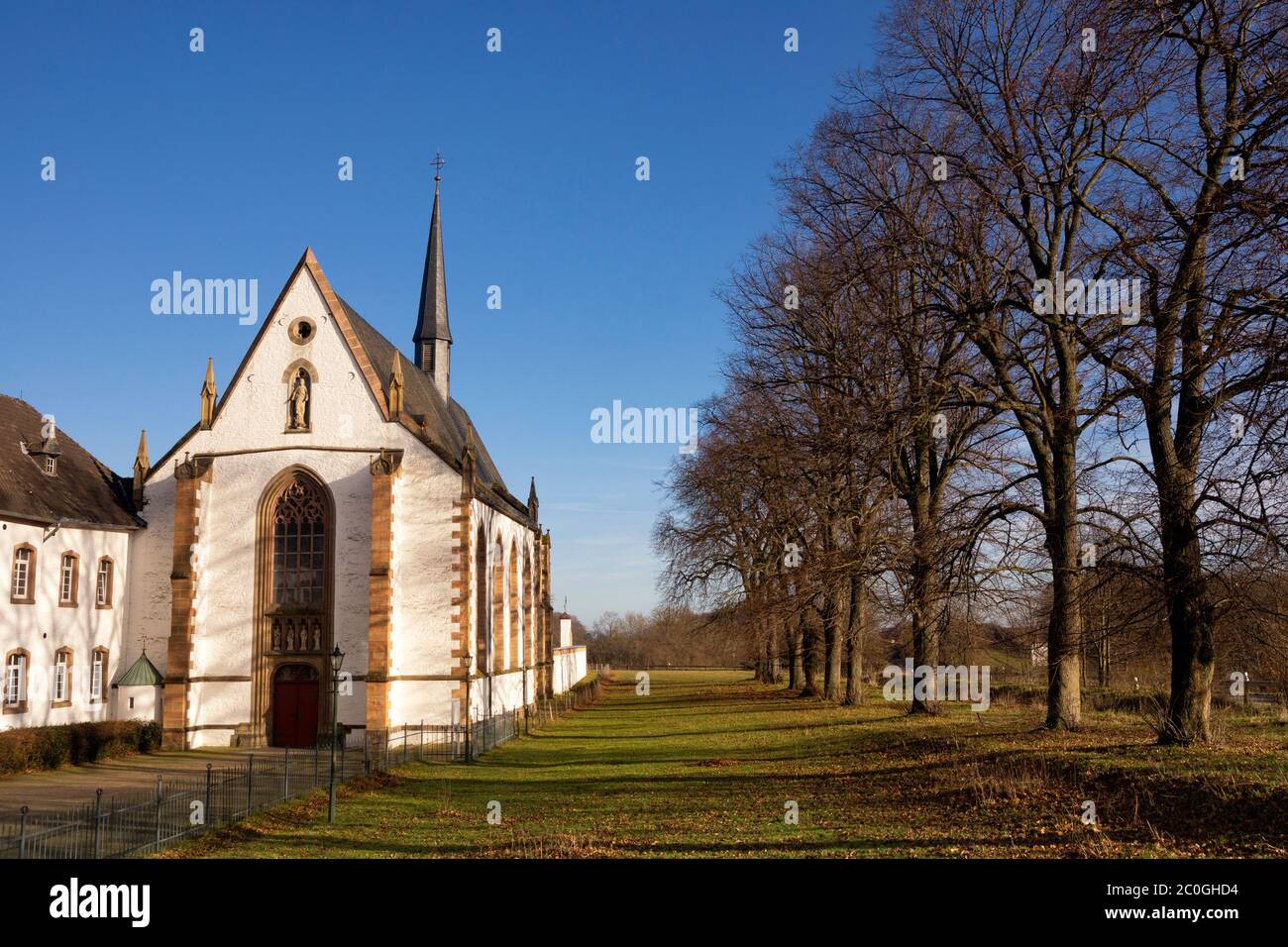 Blick auf die Abtei Mariawald Stockfoto