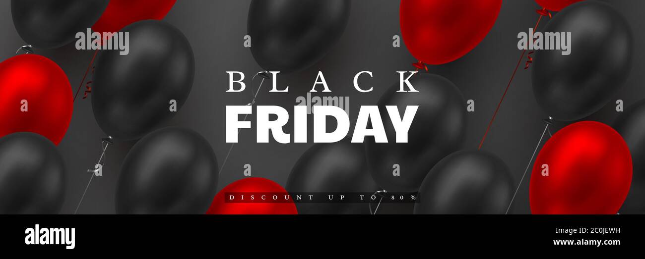 Black Friday Sale Banner. Stock Vektor