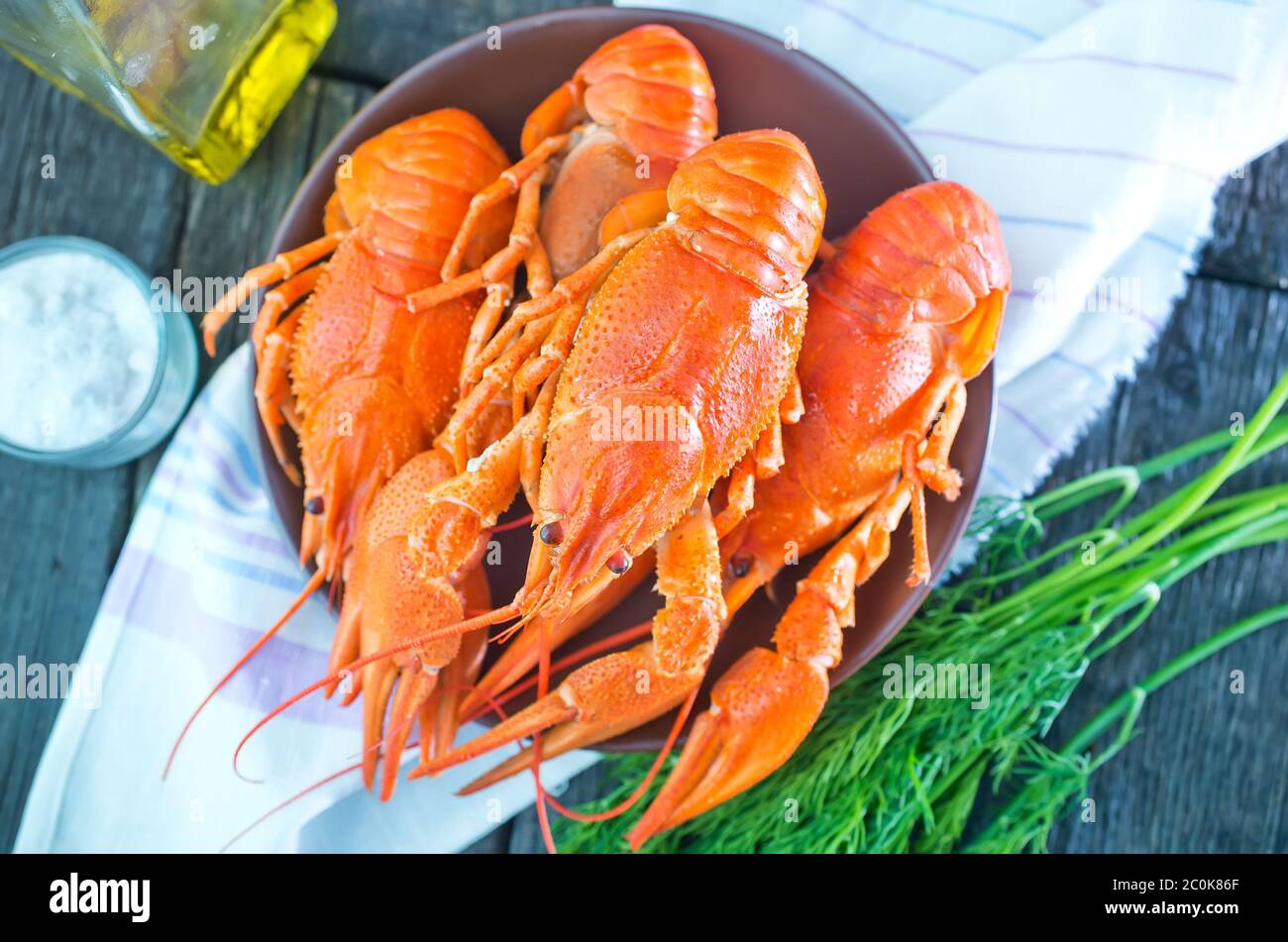 Gekochte Krebserkrankung Stockfoto