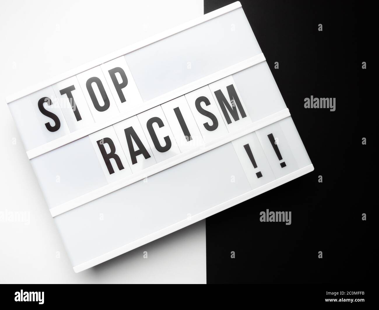 Black Lives Matter Konzept Stockfoto
