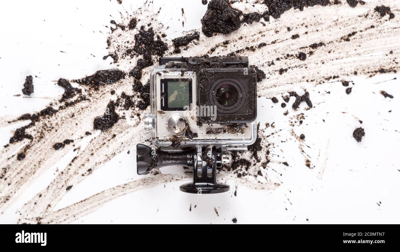 MOSKAU, RUSSLAND - 29. juni 2015: GoPro Hero 4 Black Stockfoto