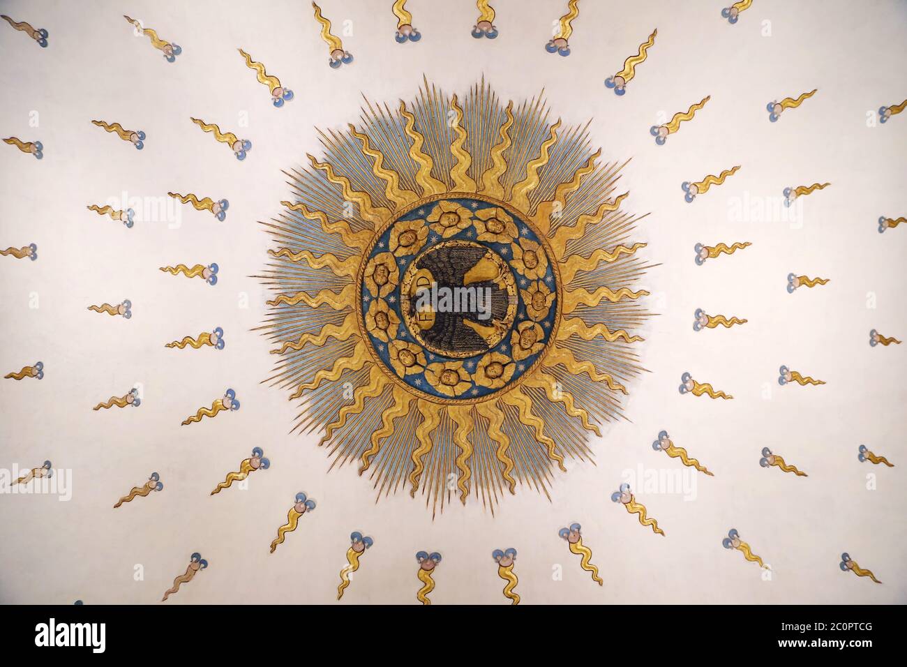 URBINO, ITALIEN - 3. JANUAR 2019. museum des Palazzo Ducale (Herzogspalast), in Urbino. Region Marken, Italien Stockfoto