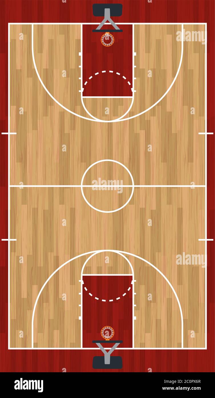 Basketball Court Illustration Stockfotos Und Bilder Kaufen Seite 2 Alamy