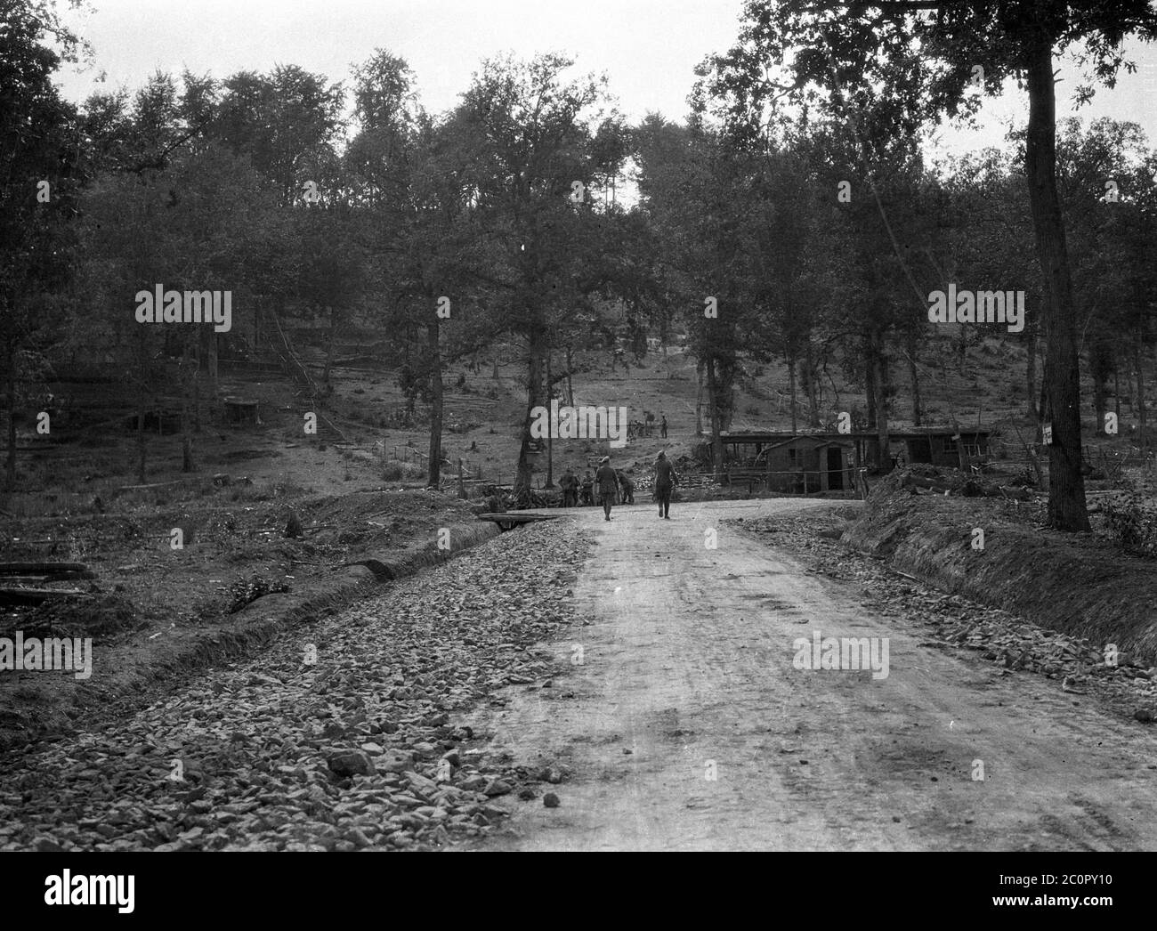 Weltkrieg Deutsches Heer Stellungskriege Höhe 310 Ornes - 1. Weltkrieg Deutsche Armee in Frankreich Stockfoto