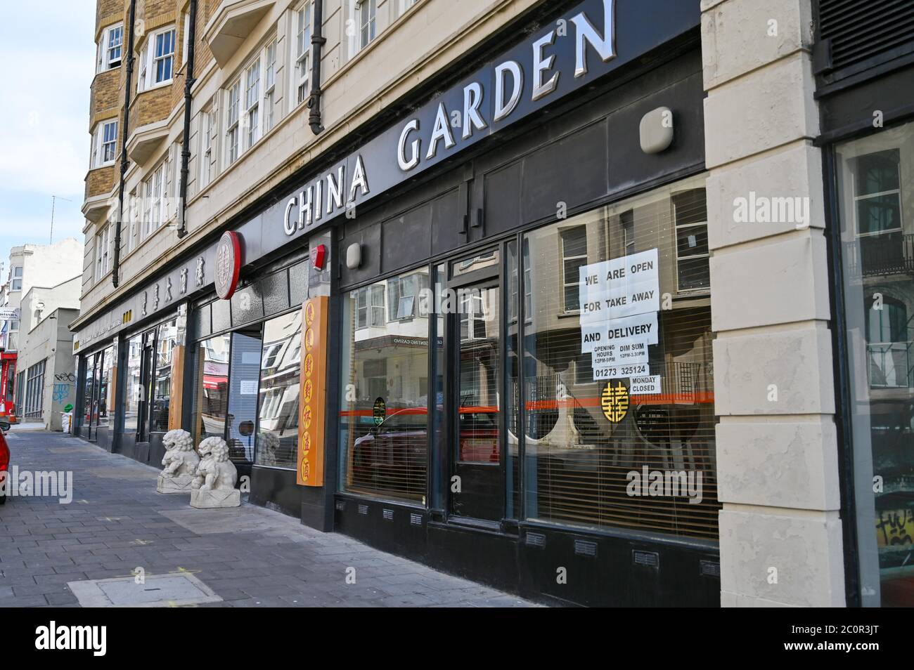 Das chinesische Restaurant China Garden am Fuße der Preston Street Brighton UK Stockfoto