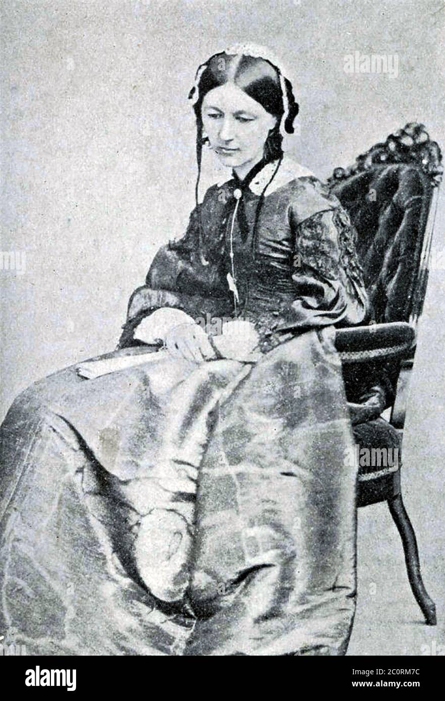 FLORENCE NIGHTINGALE (1820-1910) englischer Sozialreformer, Gründer der modernen Krankenpflege. Stockfoto