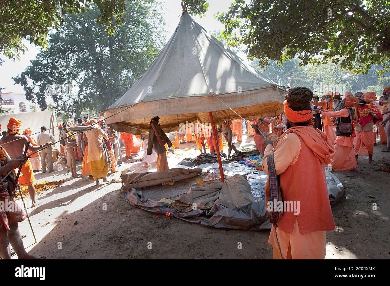 Kumbh Mela, Haridwar, Uttarakhand, Indien, Religion, Feiern Stockfoto