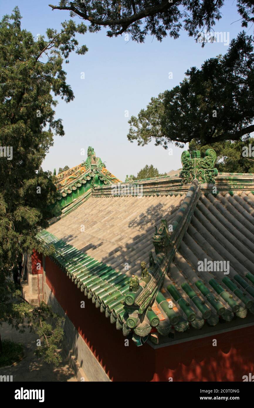 Buddhistische Tempel in Peking (China) Stockfoto