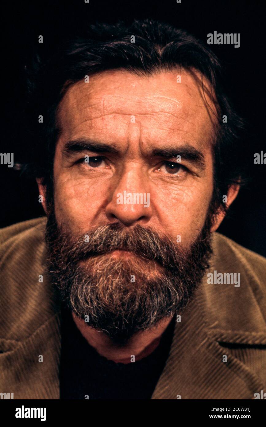 Athol Fugard südafrikanischer Dramatiker Schriftsteller Schauspieler und Regisseur Autor von Theaterstücke die Insel, Master Harold und die Jungen und Sizwe Bansi ist tot 1974 Stockfoto