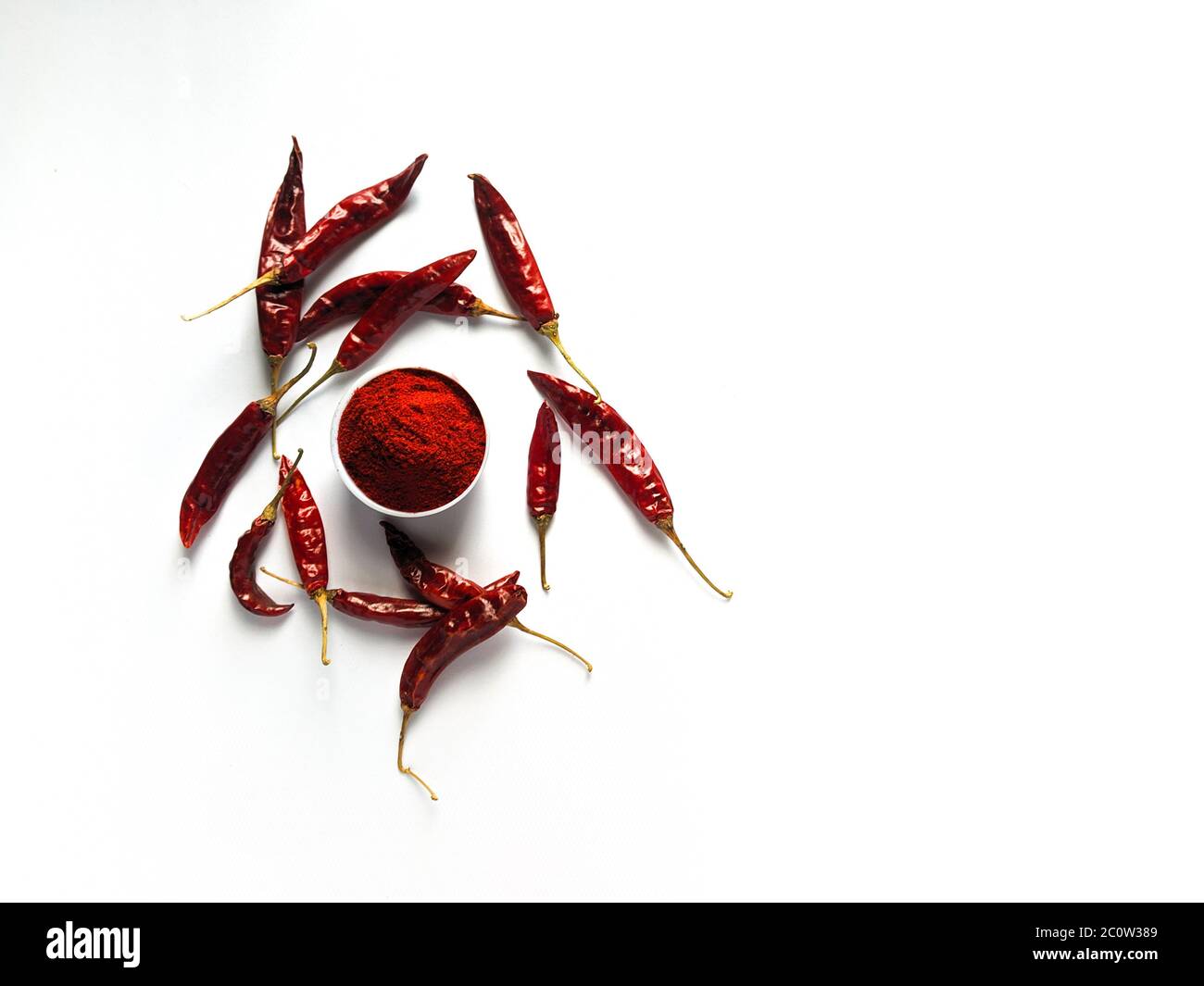 Frische rote Chili isoliert Stock Bilder. Stockfoto