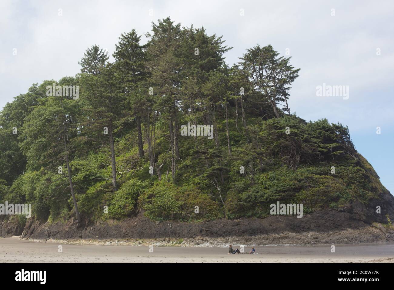 Proposal Rock in Neskowi, Oregon, USA. Stockfoto