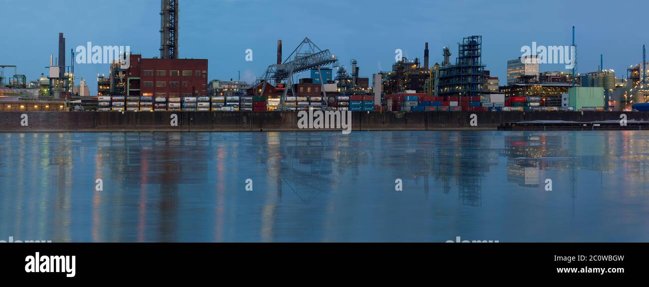 Industrielandschaft Stockfoto