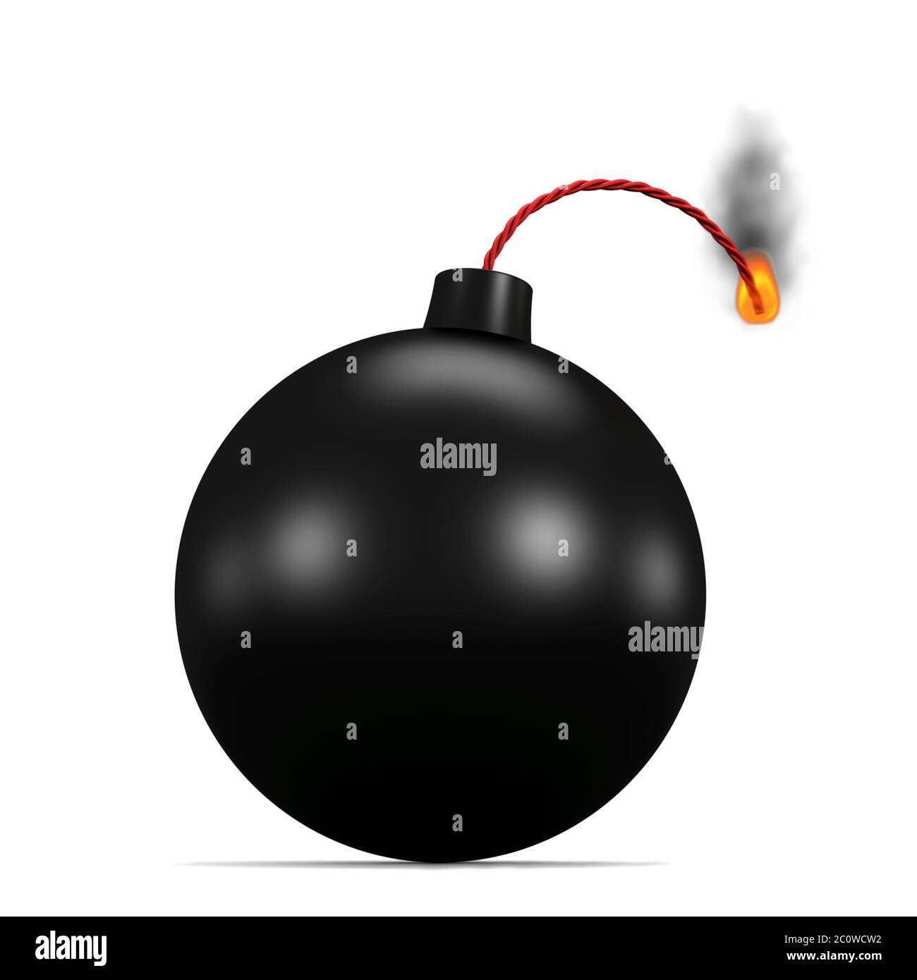 militärische Bombe Terrorismus Sicherung Dynamit explosive Gefahr isoliert Risiko Konflikt Stockfoto