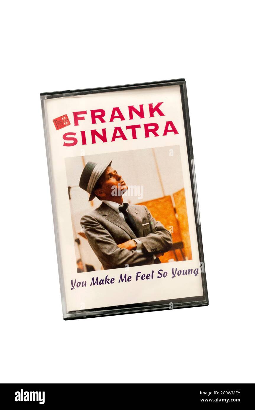 Voraufgezeichnete Kassette von You Make Me Feel so Young von Frank Sinatra. Stockfoto