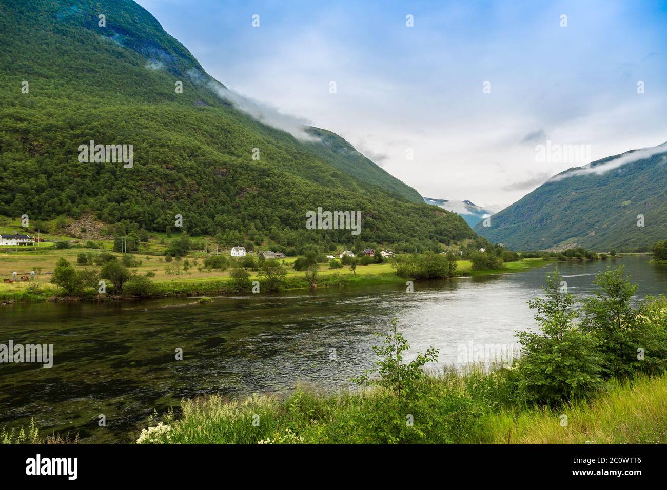 Sognefjord in Norwegen Stockfoto