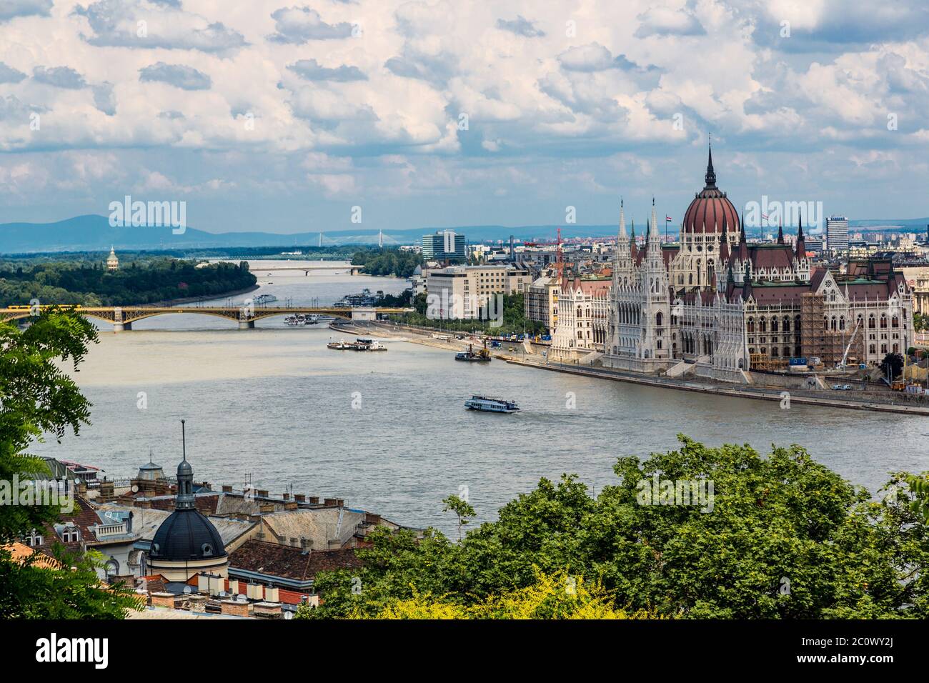 Das Gebäude des Parlaments in Budapest, Ungarn Stockfoto