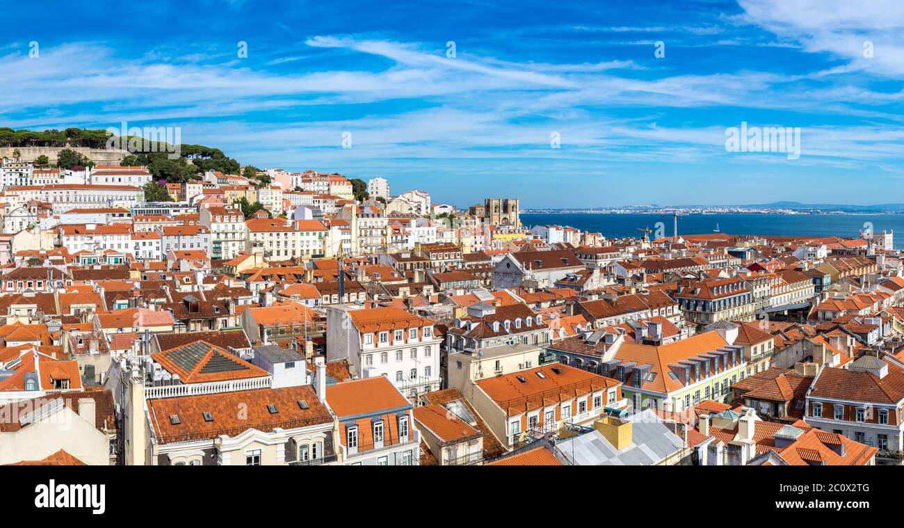 Skyline von Lissabon Stockfoto