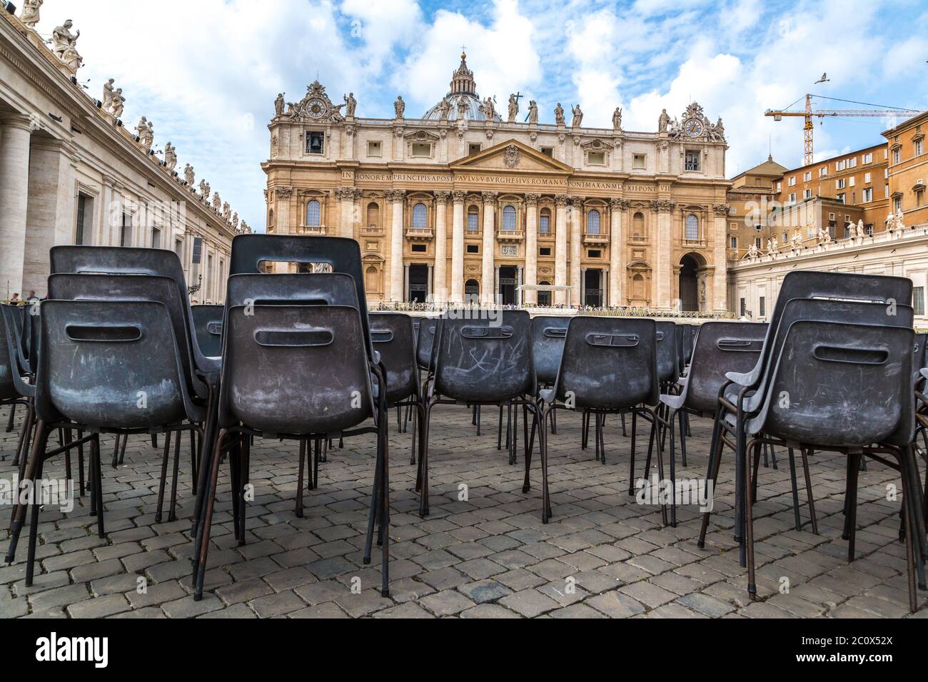 Vatikan an einem Sommertag Stockfoto