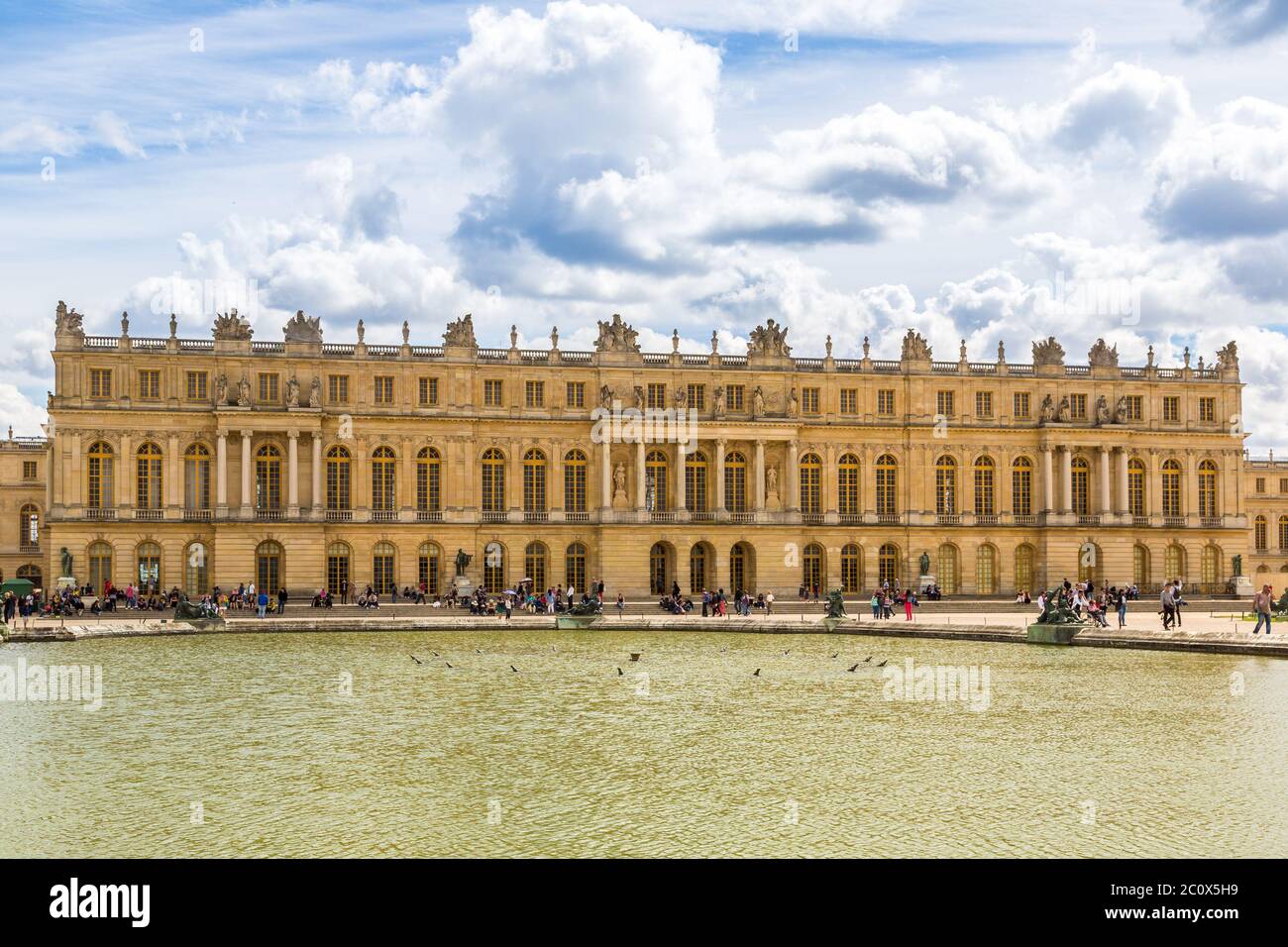 Berühmter Palast Versailles Stockfoto