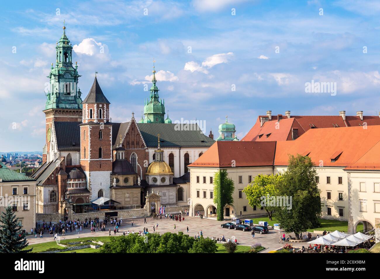 Polen, Wawel-Kathedrale Stockfoto