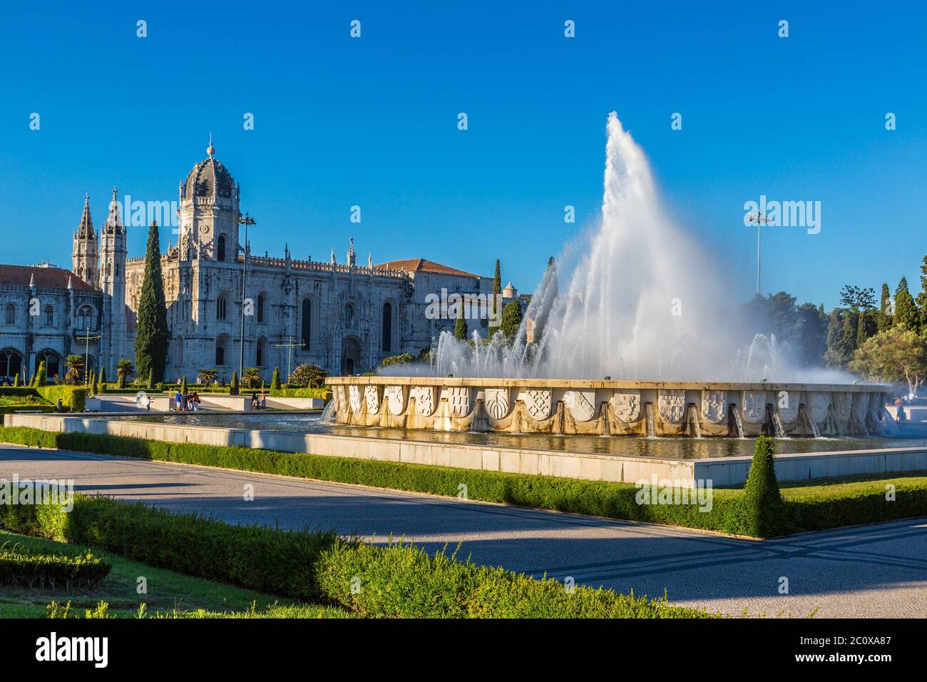 Hieronymiten Kloster in Lissabon Stockfoto