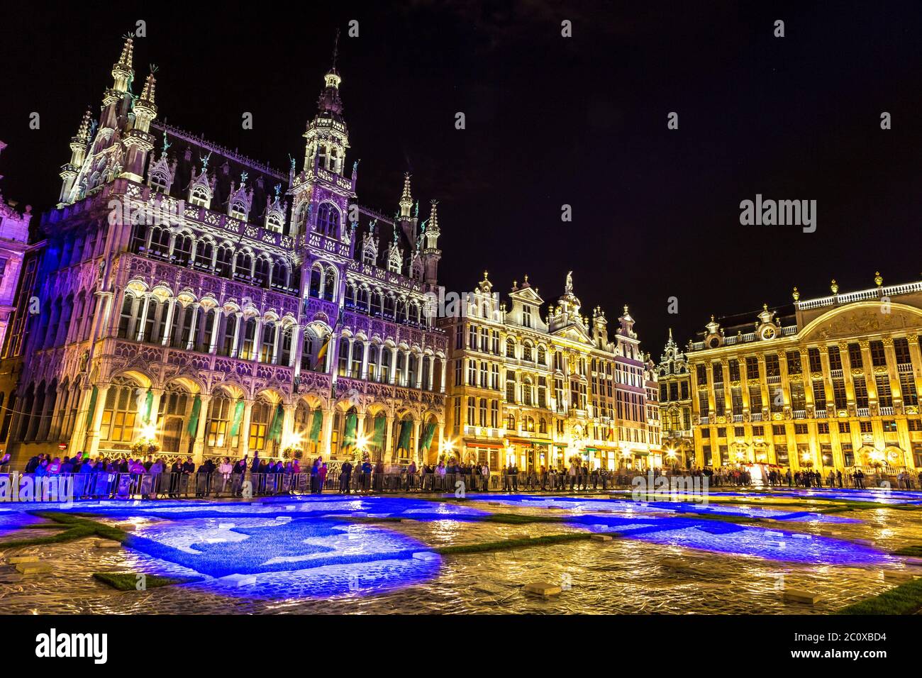 Der Grand Place in Brüssel Stockfoto
