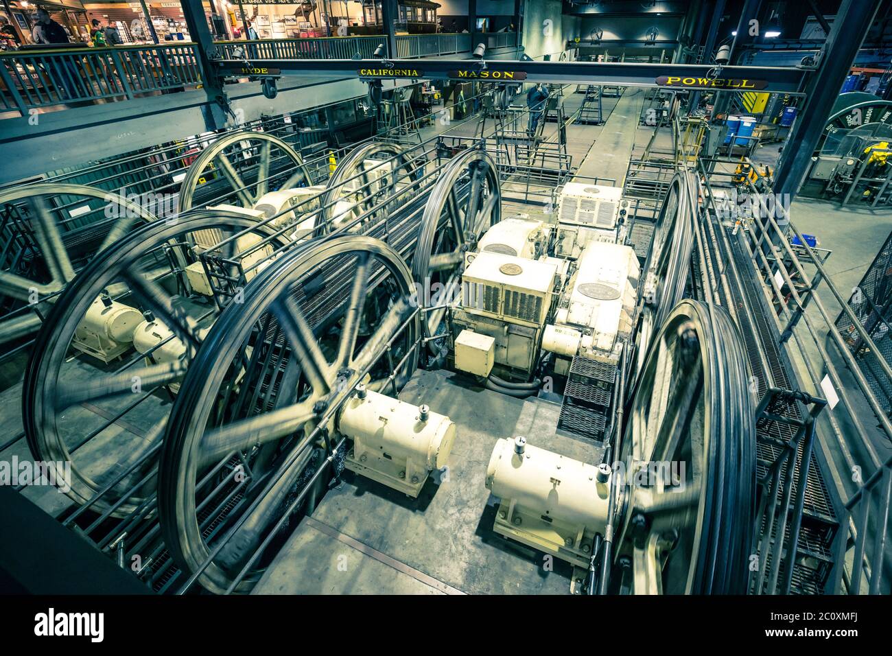 In San Francisco Cable Car Museum Stockfotografie Alamy