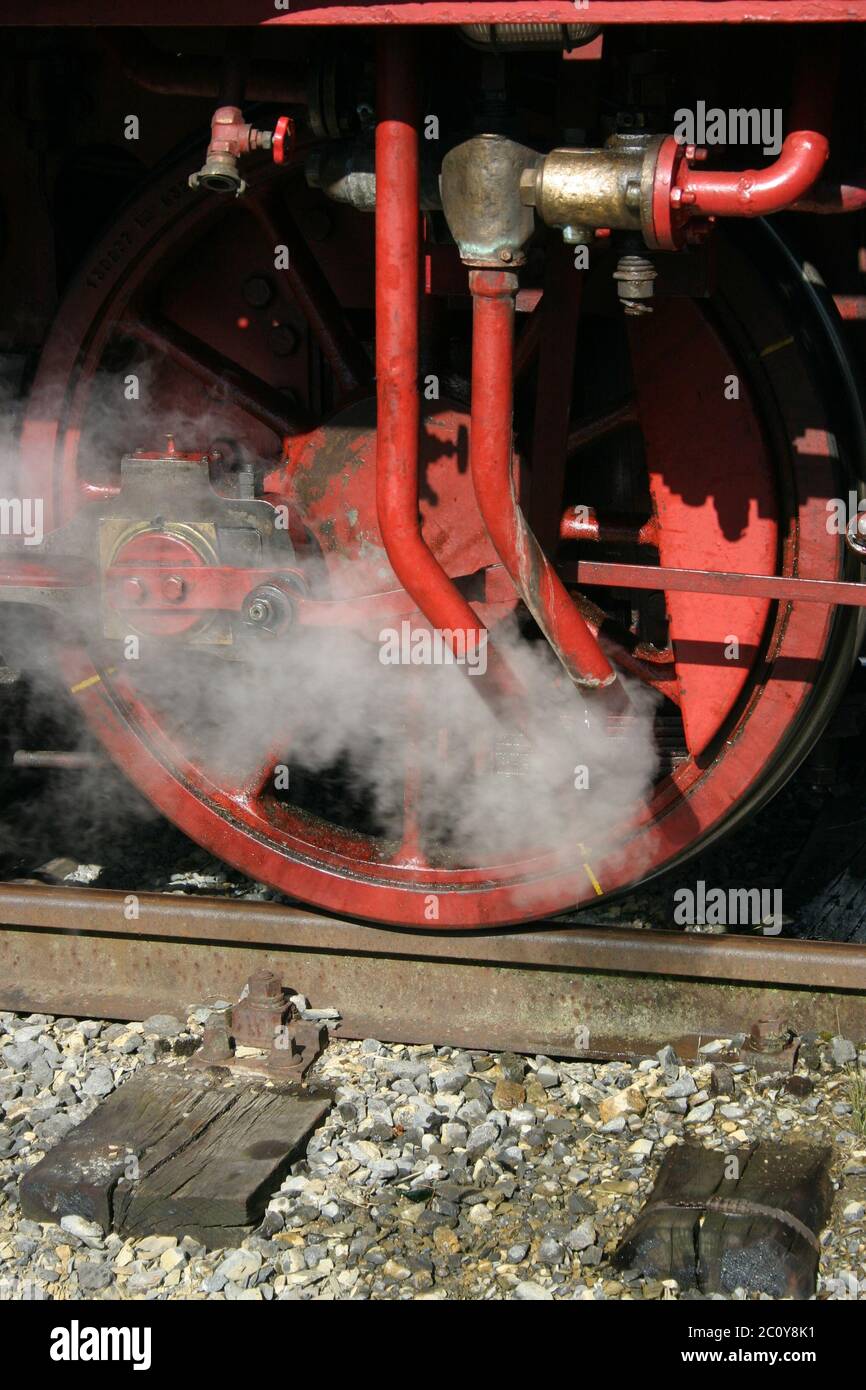 Historische Dampflok Stockfoto