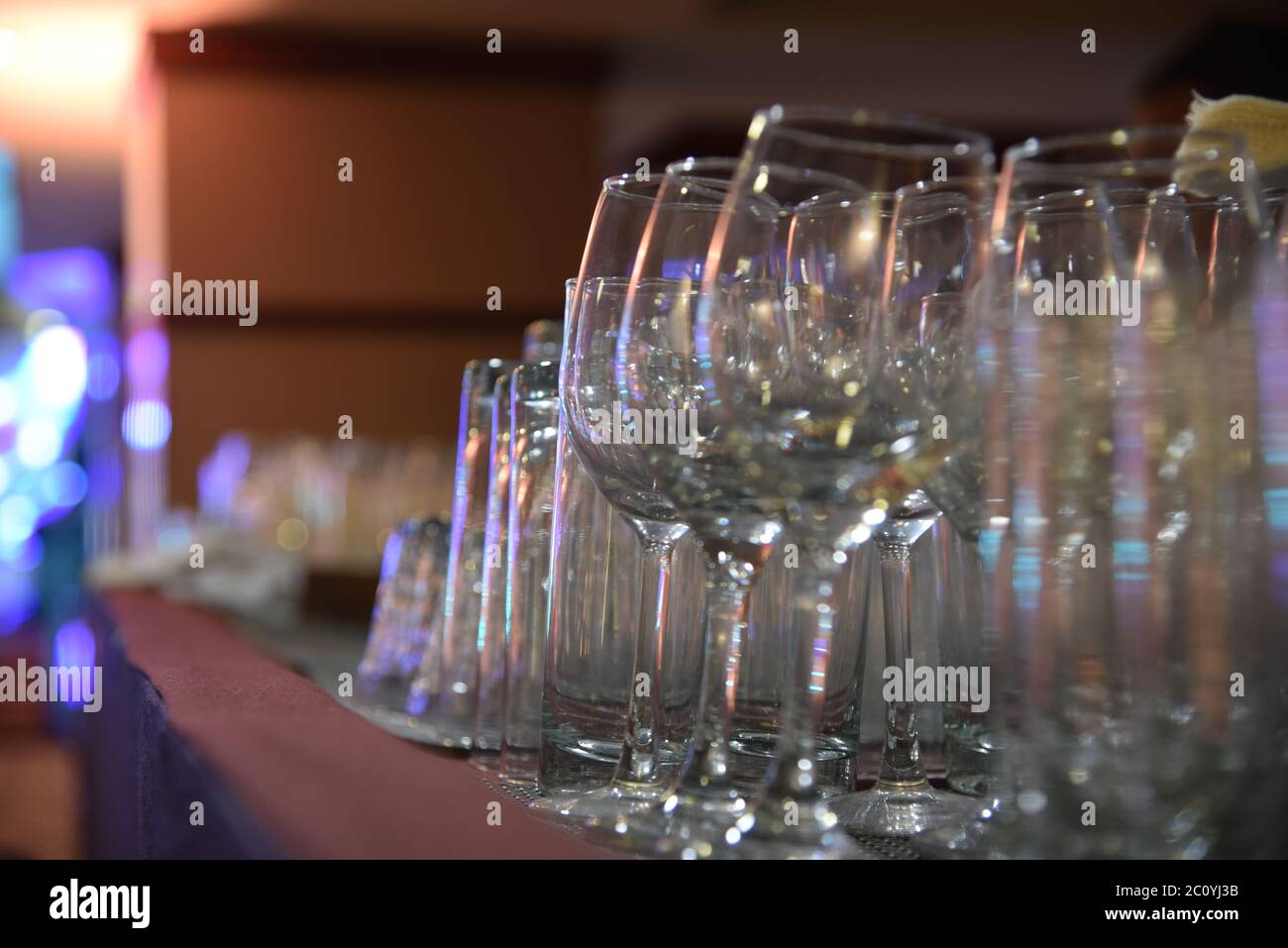 Partybiergläser Stockfoto