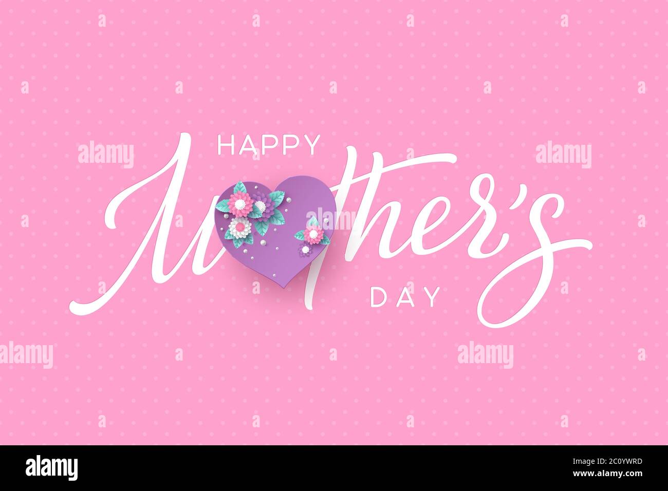 Happy Mothers Day Typografie Design. Stock Vektor