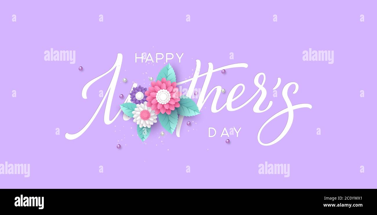 Happy Mothers Day Typografie Design. Stock Vektor