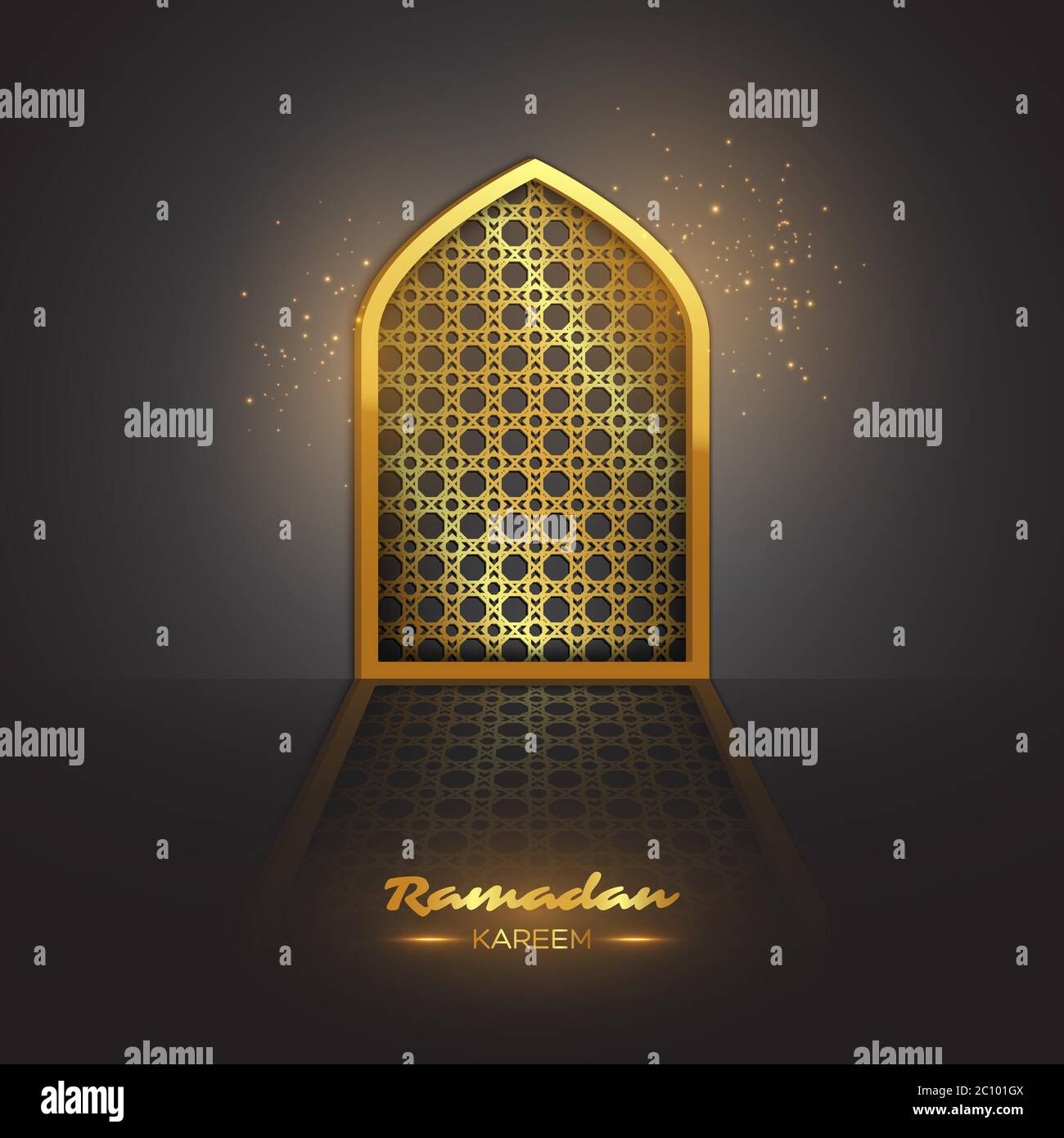 Ramadan Kareem Hintergrund. Stock Vektor