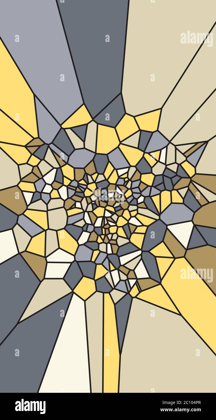 Abstrakten bunten Vektor Lowploly viele Dreiecke Buntglas-Fenster Hintergrund für den Einsatz im design Stockfoto