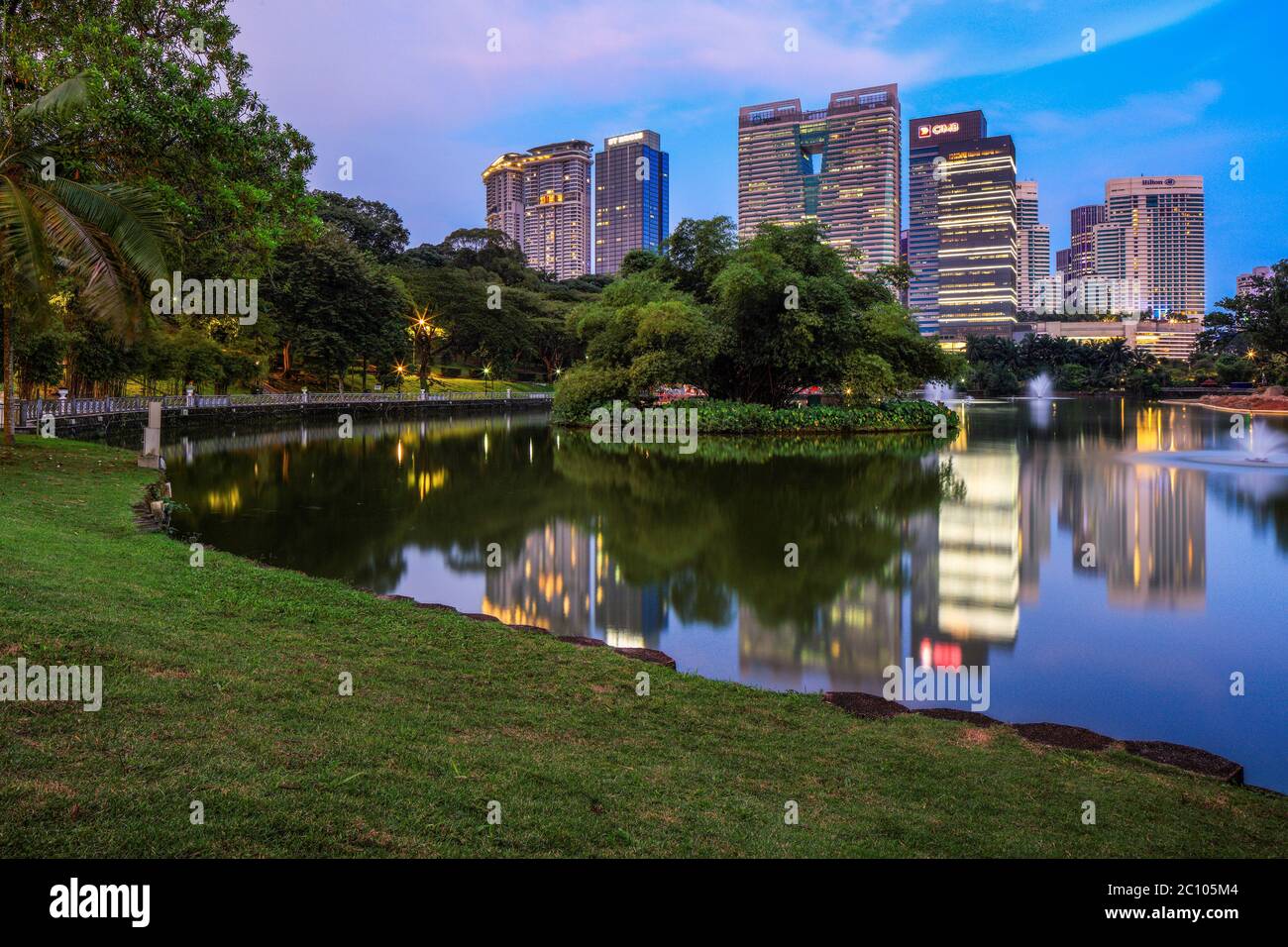 Kuala Lumpur Lake Gardens, Malaysia. Stockfoto