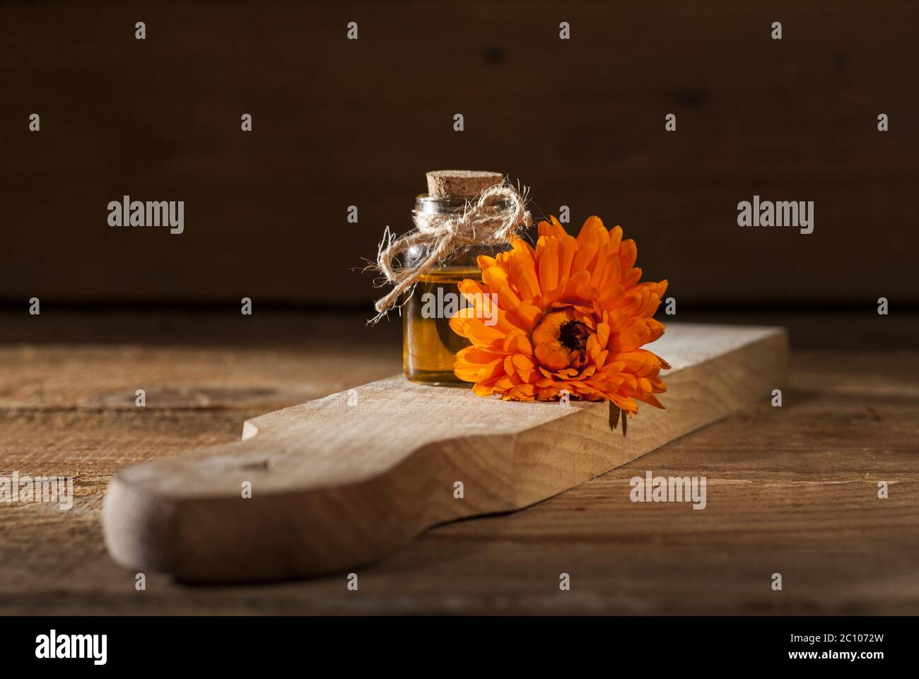 Ringelblume ätherisches Öl Stockfoto