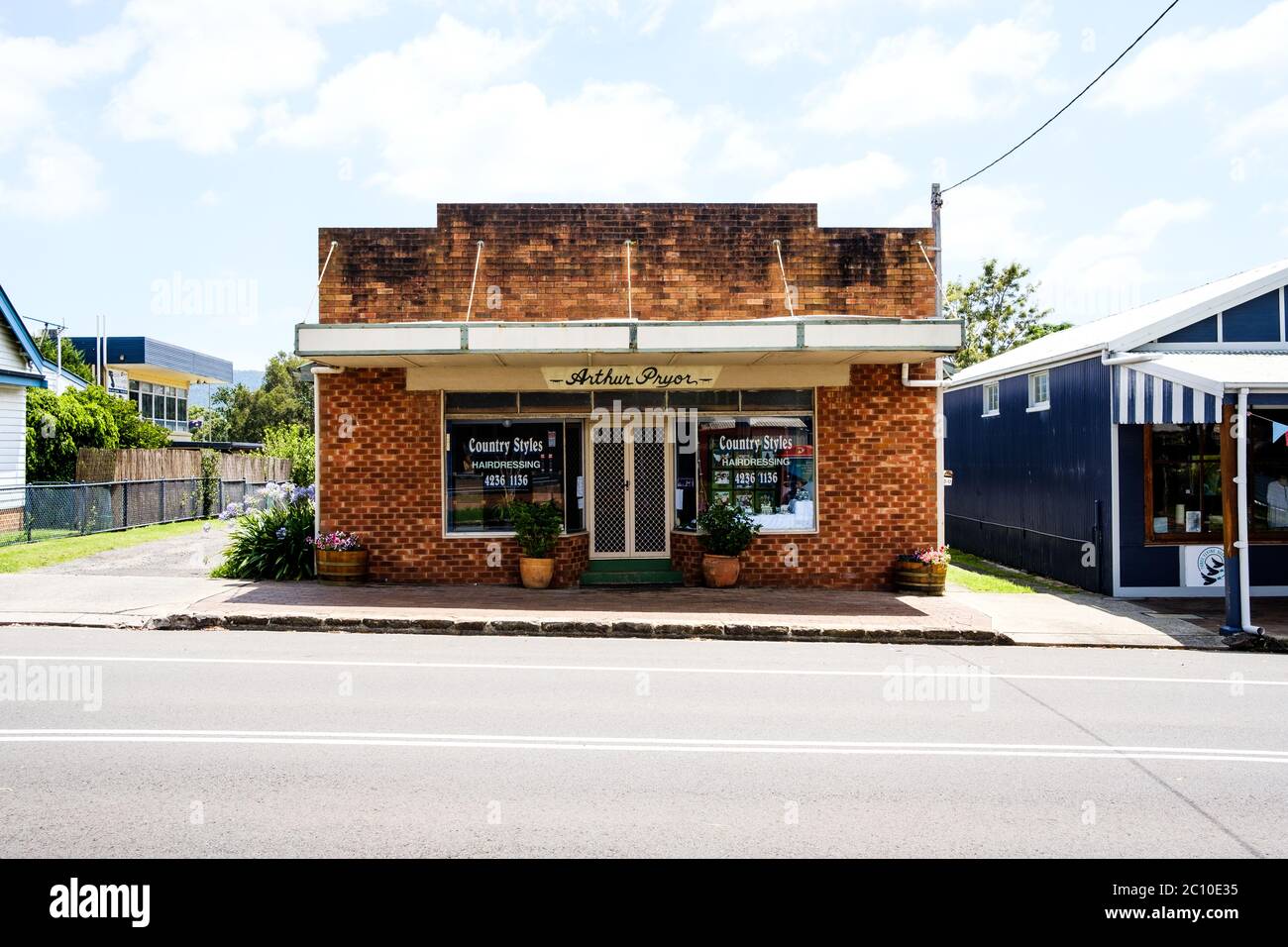 Einkaufen in Jamberoo, New South Wales, Australien Stockfoto