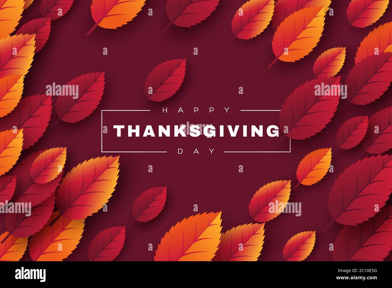 Happy Thanksgiving Feiertagsdesign. Stock Vektor