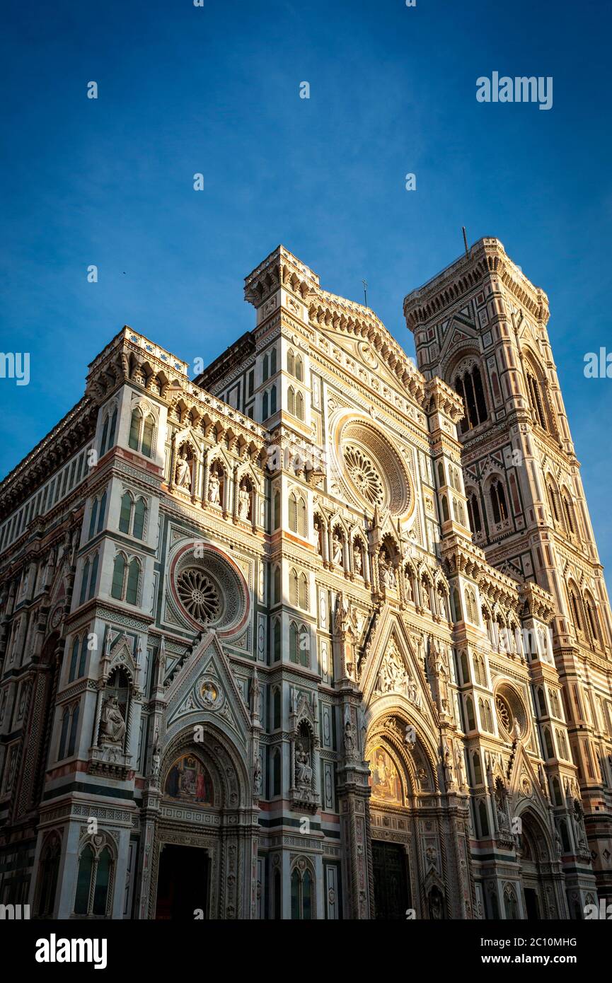 Kathedrale Santa Maria del Fiore in der Altstadt von Florenz, Italien Stockfoto