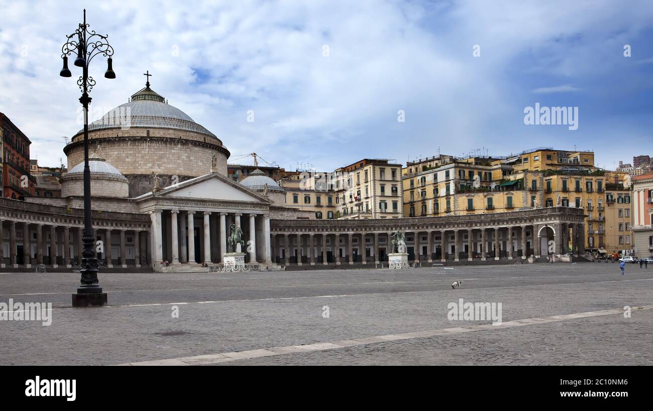 San Francesco di Paola in Neapel, Italien Stockfoto