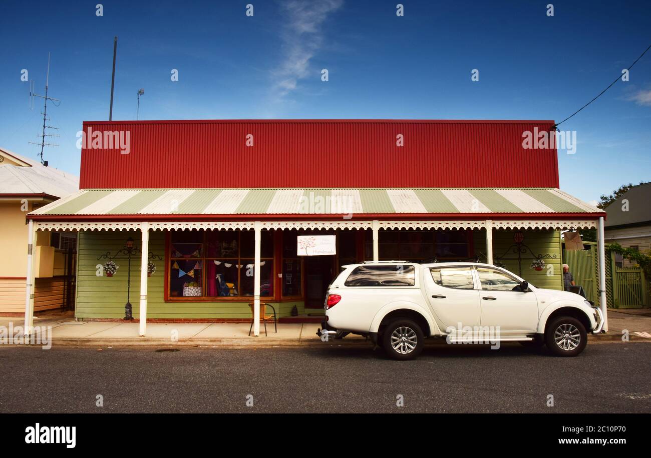 StoreFront in Ulmarra, New South Wales, Australien Stockfoto