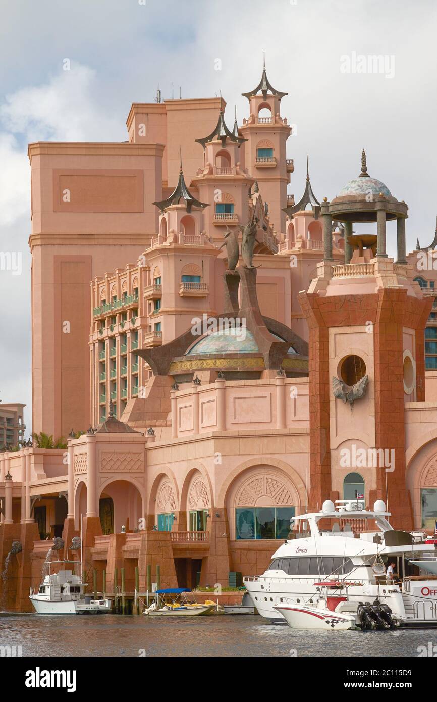 Das Atlantis Paradise Island Resort in Nassau, Bahamas Stockfoto