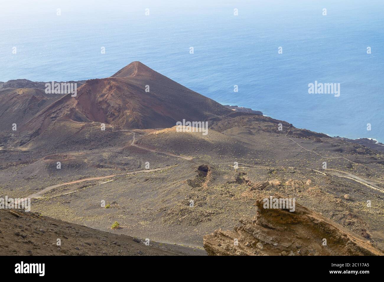 Die Küste der Insel vulkanischen Ursprungs Las Palmas auf den Kanarischen Inseln Stockfoto