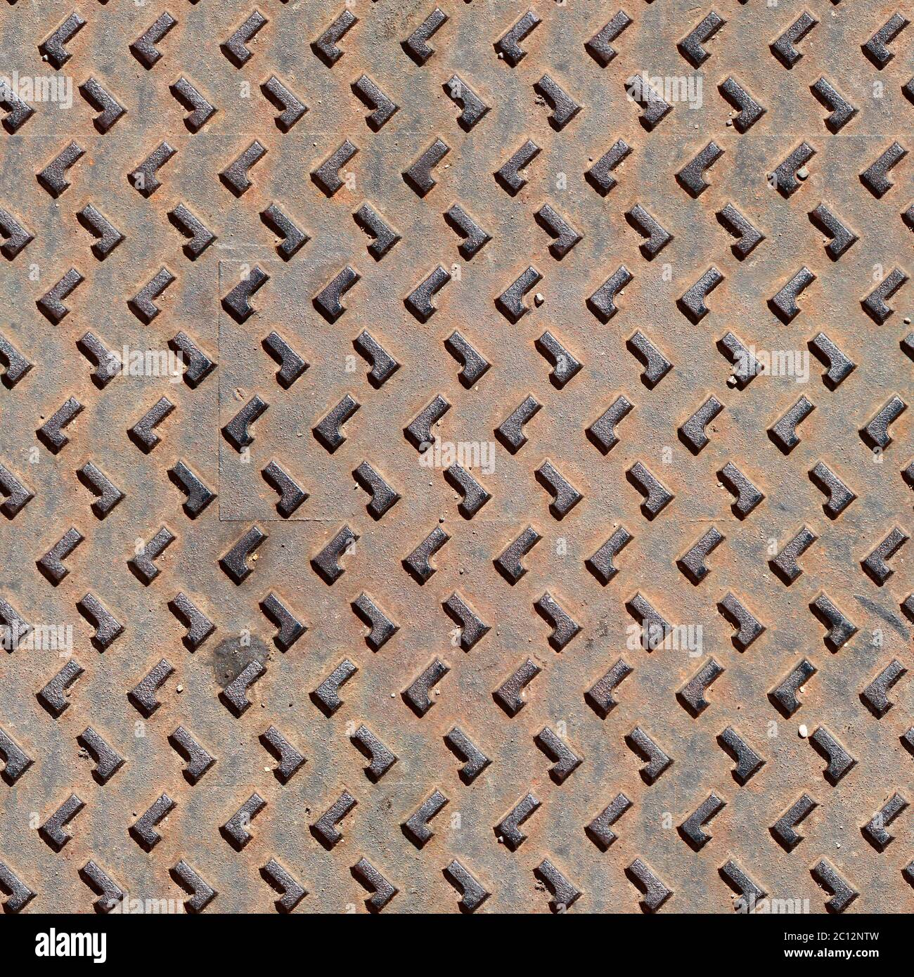 Rostige Metallische Diamantplattenoberflache Stockfotos Und Bilder Kaufen Alamy