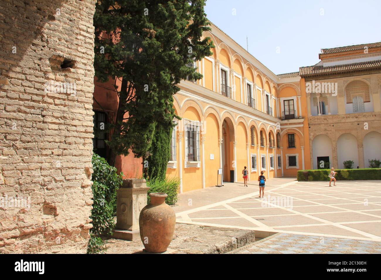 Königlicher Alcázar von Sevilla, Spanien Stockfoto