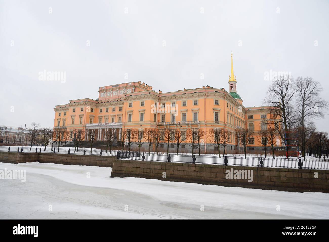 Das Mikhailovsky Schloss ( Ingenieure Schloss ). Stockfoto