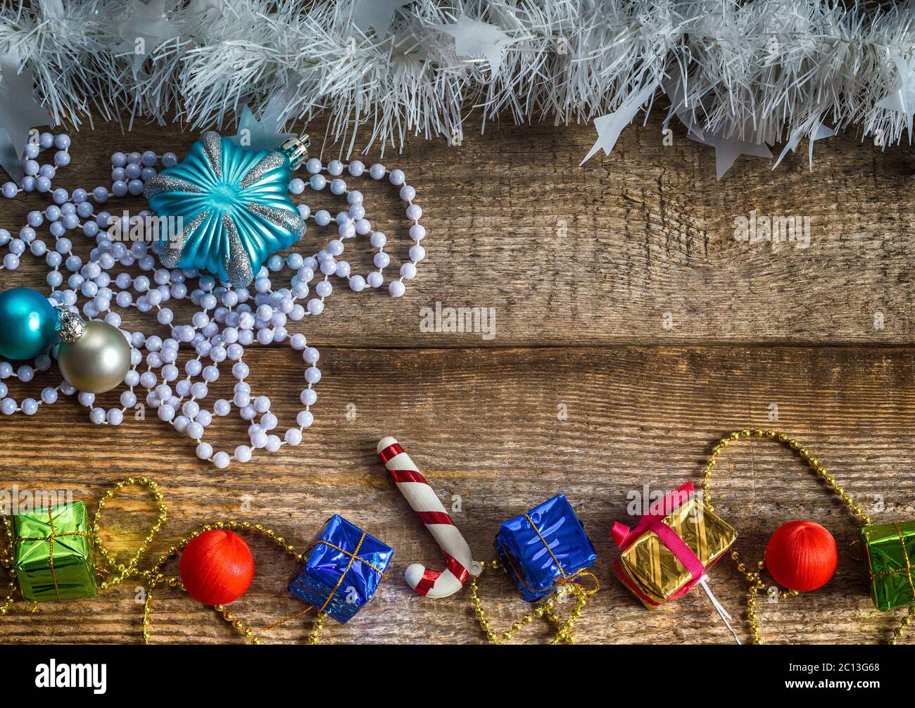 Geschenkboxen, Weihnachten Spielzeug Stockfoto