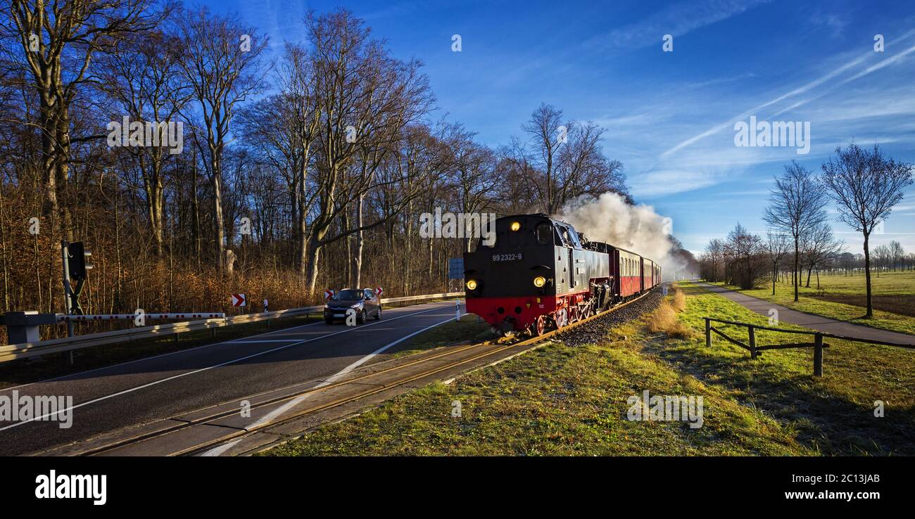 Bäderbahn in Mecklenburg Stockfoto