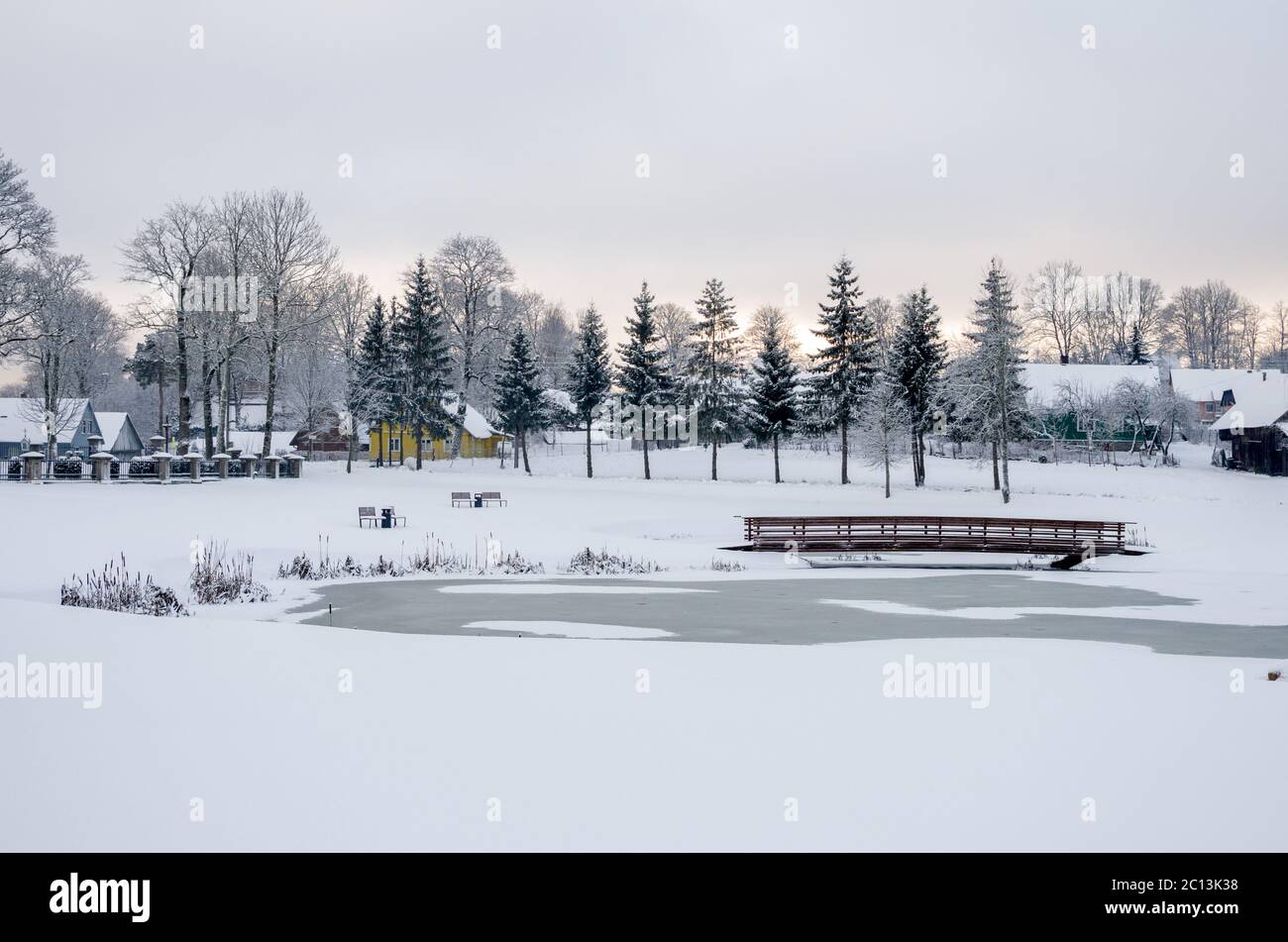 Landwirtschaftliche Landschaft Stockfoto